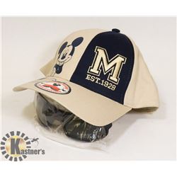 NEW MICKEY MOUSE ADJUSTABLE SIZE BALL CAP