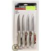 NEW 4PC FARBERWARE STAINLESS STEEL KNIFE SET