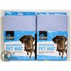 Image 1 : LOT OF 2 NEW  WATERPROOF PETS MATS 50CM X 71CM