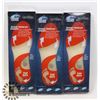 3 PAIRS OF NEW GEL GENIE INSOLES WOMENS SIZE