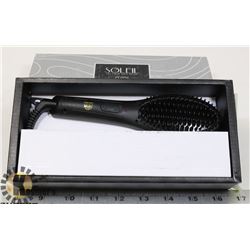 SOLEIL MINI BLACK HEAT BRUSH WITH VINYL ARCHED