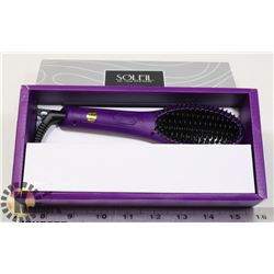 SOLEIL MINI PURPLE HEAT BRUSH WITH VINYL ARCHED