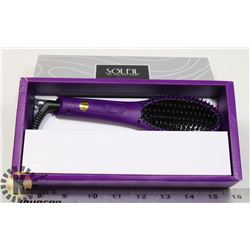 SOLEIL MINI PURPLE HEAT BRUSH WITH VINYL ARCHED