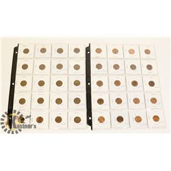 US PENNY COLLECTION 1961-2000