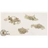 Image 1 : SET OF 4 X 925 SILVER PLATED CHAINS