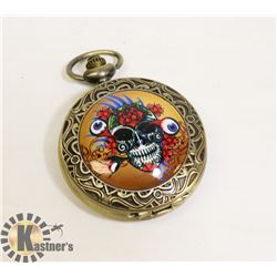 SKULL POCKET WATCH