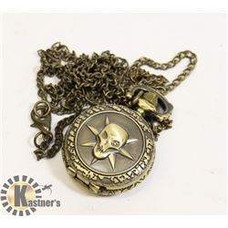 MINI SKULL POCKET WATCH