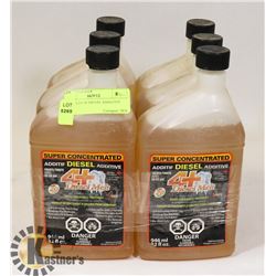 6 BOTTLES OF DIESEL ADDITIVE
