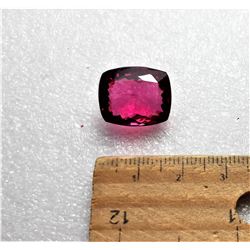 7)  NATURAL CUSHION CUT 9.20 CT PINK