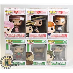 LOT OF 6 ASSORTED FUNKOS