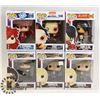Image 1 : LOT OF 6 ASSORTED FUNKOS