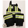 Image 1 : LINED HIGH VIZ  OVERALLS SIZE MED