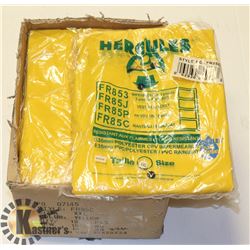 BOX OF FIRE RESISTANT RAIN JACKETS SX 2XL