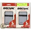 Image 1 : 2 RAYOVAC 6000 MAH POWER BANKS / PHONE CHARGERS