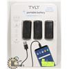 Image 1 : TYLT PORTABLE BATTERY SET W/ 3 5,200 MAH PACKS