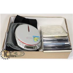 BOX W/SONY ATRAC 3 PLUS MP3 CD WALKMAN