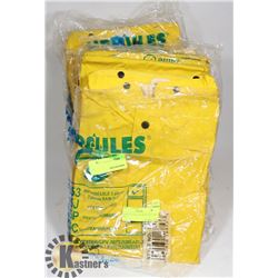 LOT OF 6 HERCULES 3 PC RAIN SUIT, SIZE XXL