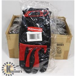 LOT OF 5 PAIR LARGE LEATHER GAUNTLET GLOVES WITH