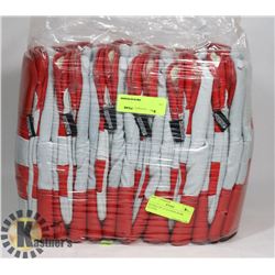 BUNDLE OF 12 LEATHER WORK GLOVES