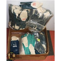 BOX OF ASSORTED WORK GLOVES