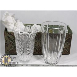 GREEN & BROWN METAL FOOTED DECOR