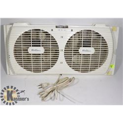 WIND DANCE TWIN FAN WINDOW FAN -