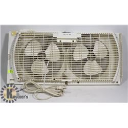 WIND DANCE TWIN FAN WINDOW FAN -