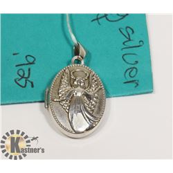 STERLING SILVER 925 GUARDIAN ANGEL LOCKET