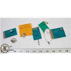 LOT OF STERLING SILVER 925 CHARMS, PURSE LOCKET,