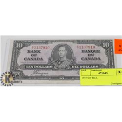 1937 $10 BILL