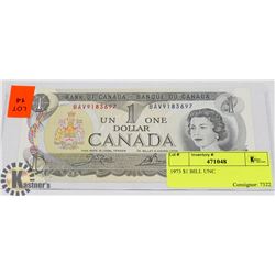 1973 $1 BILL UNC