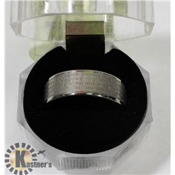 LORDS PRAYER MENS RING SIZE 11
