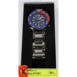 NEW MENS SEIKO PADI DIVE WATCH STAINLESS STEEL