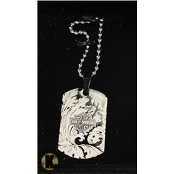 HARLEY DAVIDSON DOG TAG CHAIN WITH GIFTBOX