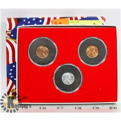 ENCAPSULATED AMERICAN PENNY SET