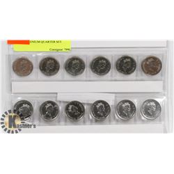 2000 MILLENNIUM QUARTER SET