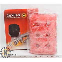 NEW CLICK HEAT LUXURY REUSABLE HOT & COLD PACKS