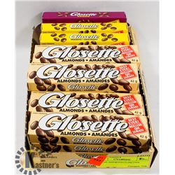 LOT OF ASSORTED GLOSETTES.