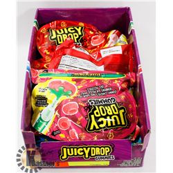 LOT OF JUICY DROP GUMMIES.