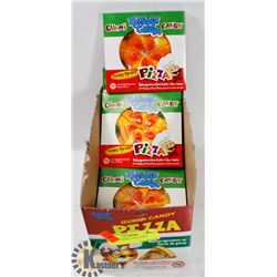 LOT OF GUMMI CANDY PIZZA.