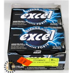 LOT OF EXCEL STRONG MINT GUM
