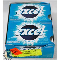 LOT OF EXCEL PEPPERMINT GUM