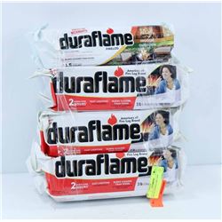 LOT OF 4 DURAFLAME LOGS