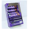 Image 1 : FLAT OF DAIRY MILK CHOCOLATE BARS.