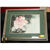 Image 1 : FRAMED FLOWER PICTURE 25 X 22