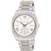 Image 4 : NEW MICHAEL KORS BRYN SILVER DIAL ST. STEEL WATCH