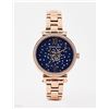 Image 4 : NEW MICHAEL KORS SOFIE ROSE GOLD BLUE DIAL WATCH