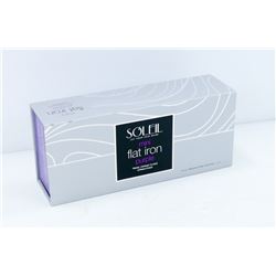 SOLIEL MINI PURPLE FLAT IRON WITH CERAMIC PLATES
