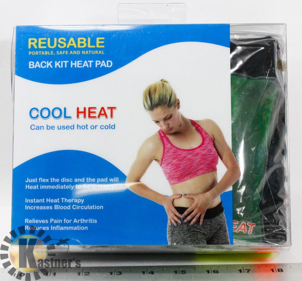 COOLHEAT REUSABLE BACK KIT HEAT PAD