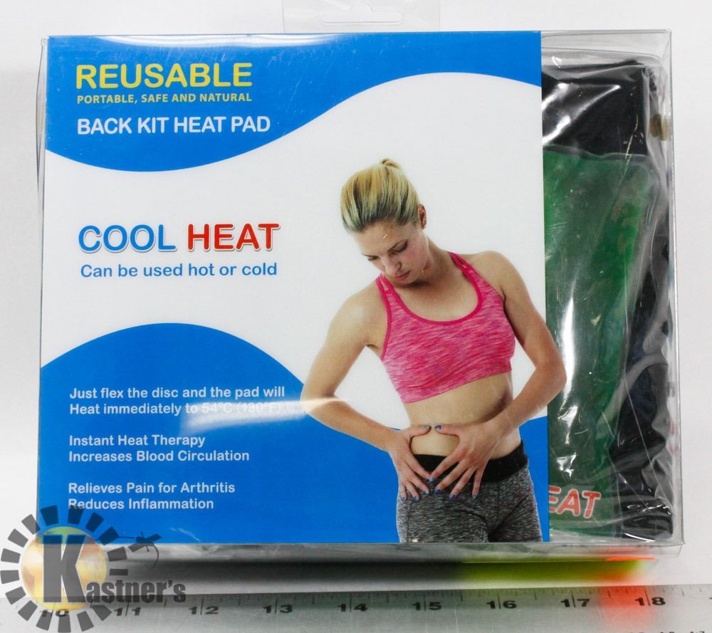 COOLHEAT REUSABLE BACK KIT HEAT PAD